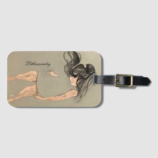 Tagg för vildbarnsbagage bagagebricka (Framsida horisontal)