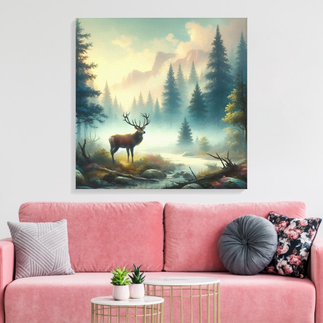 Tagga Oljemålningen Arbetsytekonst Canvastryck (Insitu (Vardagsrum))