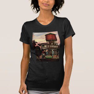 Tåggårdblomsterträdgård av Stevan Dohanos T Shirt