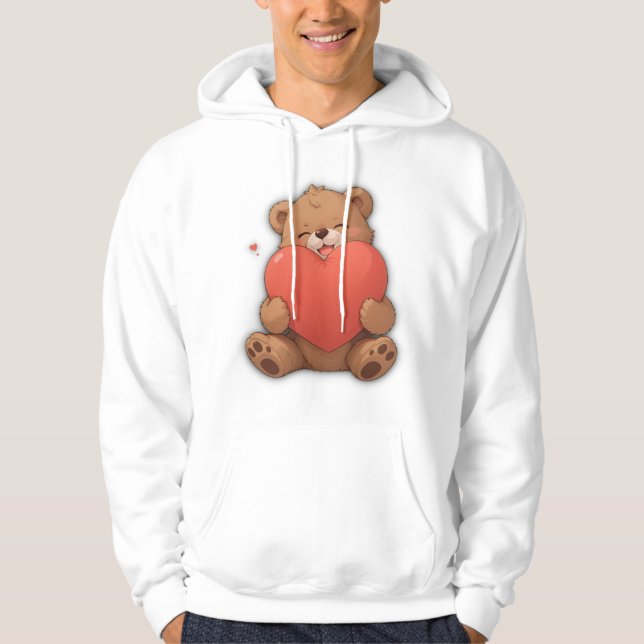 Taggbjörn Hoodie (Framsida)