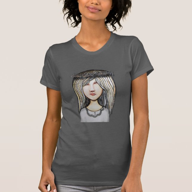 Taggbrudtshirt T-shirt (Framsida)