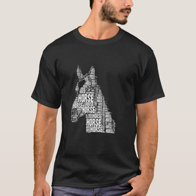 Taggmoln Häst T Shirt (Framsida)