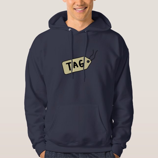 Taggning är det viktigaste hoodie (Framsida)
