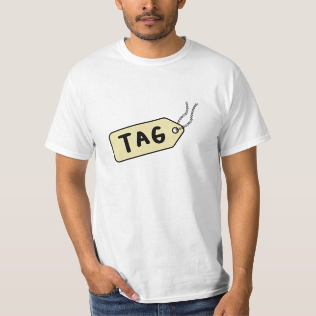 Taggning är det viktigaste t shirt (Framsida)