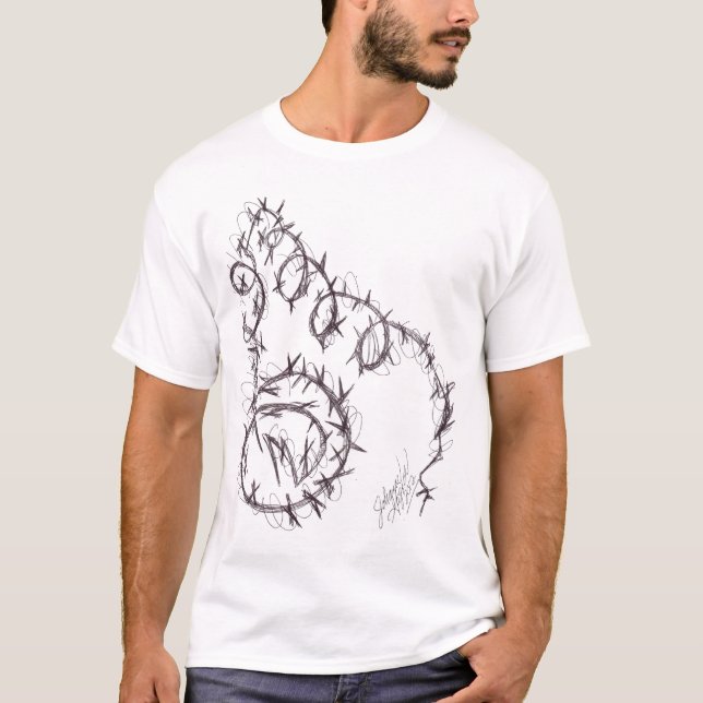 Taggtrådskjorta Tee (Framsida)