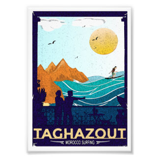 Taghazout Marocko Fototryck