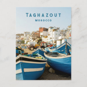 Taghazout Marocko Kustby Postkort Vykort