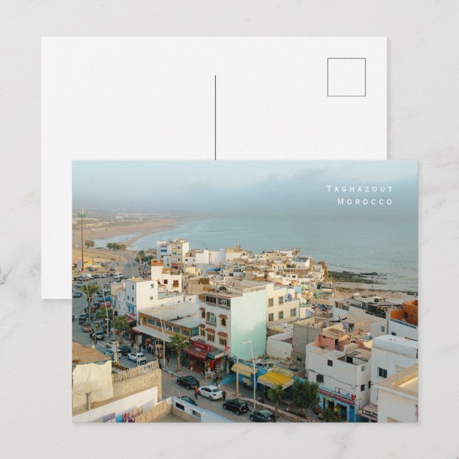Taghazout Marocko Vykort (Fram/baksida)