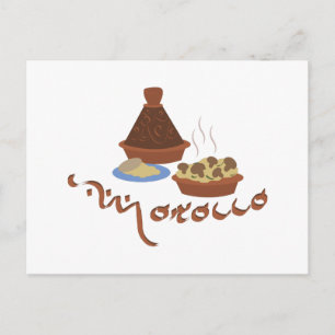 Tagine Marocko Vykort