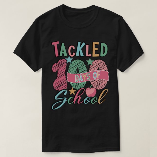 tagit 100 dagar i skolan t shirt (Design framsida)