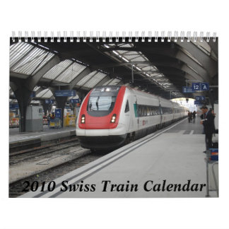 Tågkalender för 2014 schweizare kalender