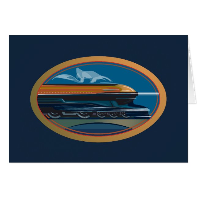 Tågkonst Hälsningskort (Framsidan Horizontal)