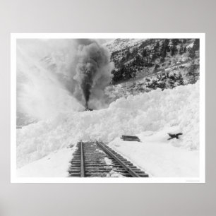Tåglavin Alaska 1916 Poster