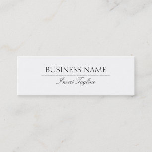 Tagline elegant mini visitkort