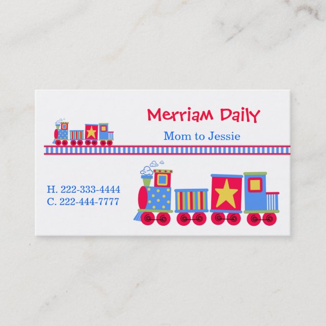 Tågmammalek daterar kortet (Framsida)