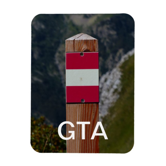 Tågmarkör, Alpernornas storhet, GTA Magnet (Vertikal)