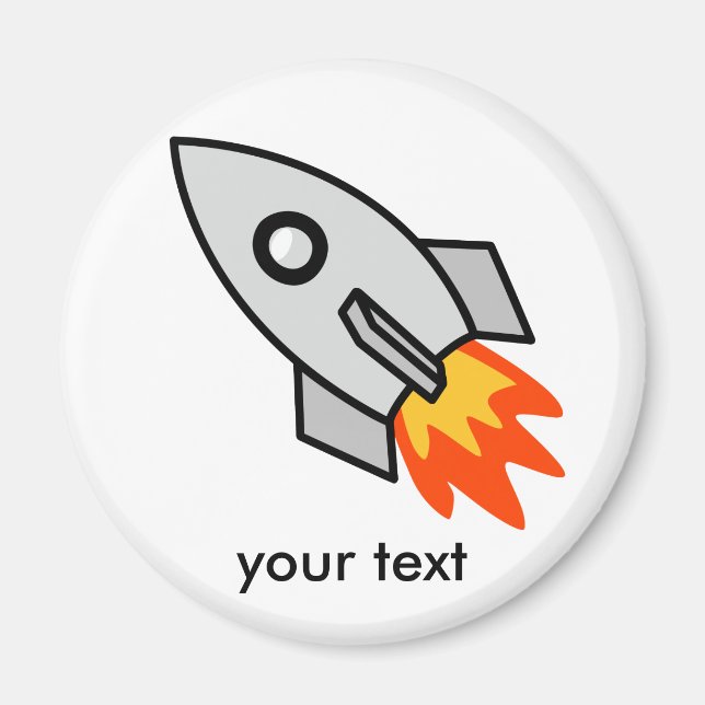 Tagning av raketgåvor magnet (Framsidan)