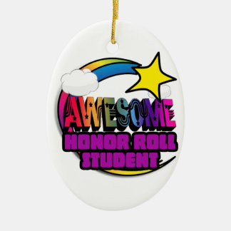 Tagning av Star Rainbow Fantastisk Honor Roll Stud Julgransprydnad Keramik