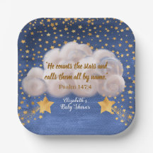 Tagning av Star Twin Baby Shower