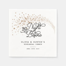 Tagning av stjärnor natten före repetitionsmiddage