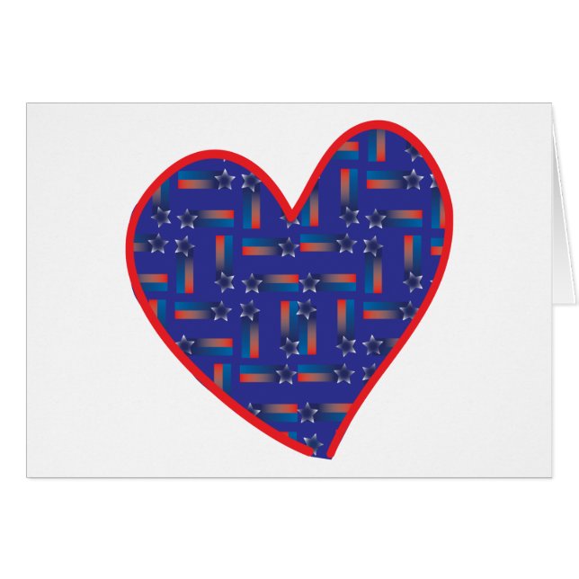 Tagning av stjärnstjärnor hälsningskort (Framsidan Horizontal)