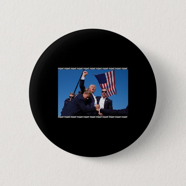 Tagning av trumpnedgång Trump Ination Knapp (Framsida)