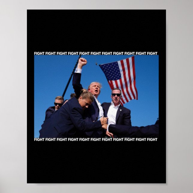 Tagning av trumpnedgång Trump Ination Poster (Framsidan)