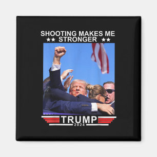 Tagning gör mig starkare Donald Trump 2024 Magnet