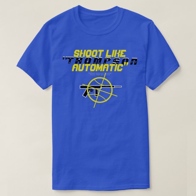 Tagning som "THOMPSON-AUTOMATIC" T Shirt (Design framsida)