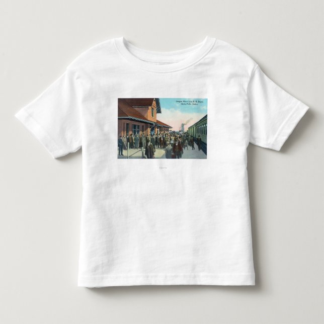 TågpassagerareDe-Logi T-shirt (Framsida)