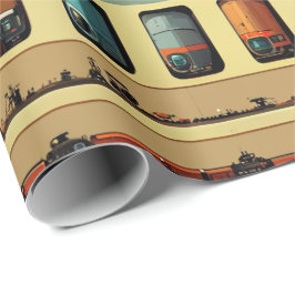Tågpresentpapper Presentpapper