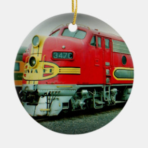 Tågprydnad Julgransprydnad Keramik