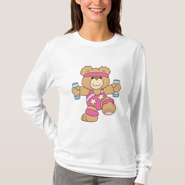 Tågpunktsdräktighetsbjörn T Shirt (Framsida)