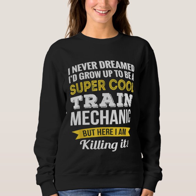 Tågtekniker uppskattning t shirt (Framsida)