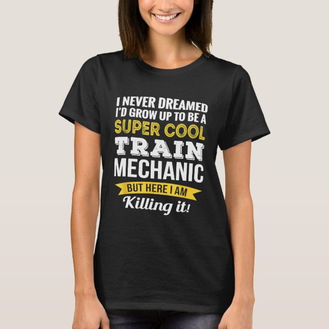 Tågteknikerns uppskattning t shirt (Framsida)