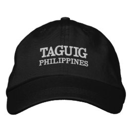 Taguig Philiippines Baseball Hat Broderad Keps