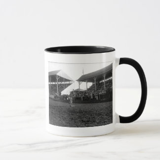 Tågvirketrick på en rodeo mugg