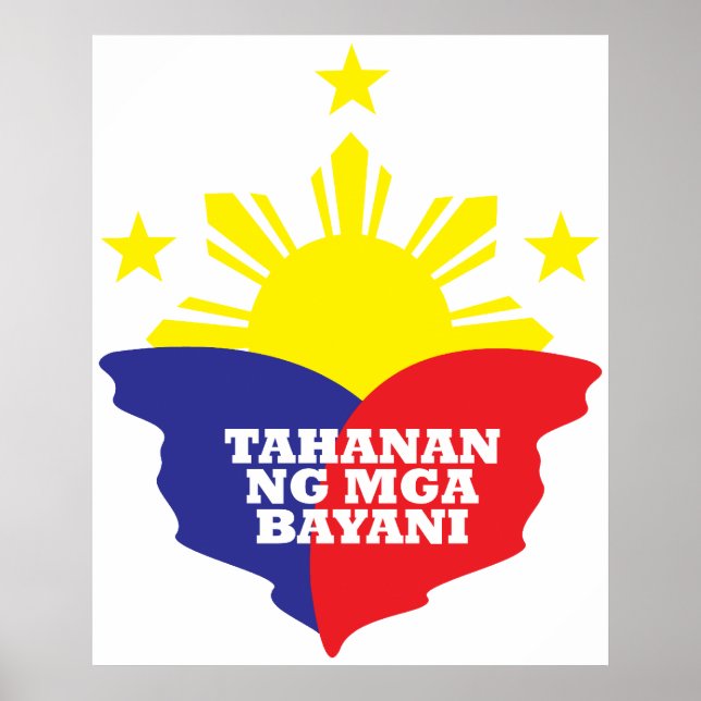 Tahanan Ng Mga Bayani Poster (Framsidan)