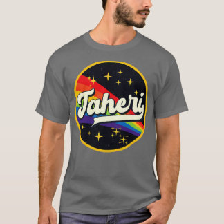 Taheri Rainbow in Space Vintage Stil T Shirt