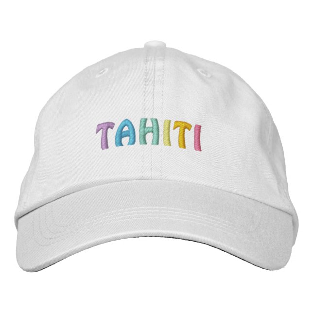 TAHITI 2-sockel Broderad Keps (Framsida)