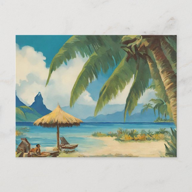 Tahiti (5) vykort (Framsida)