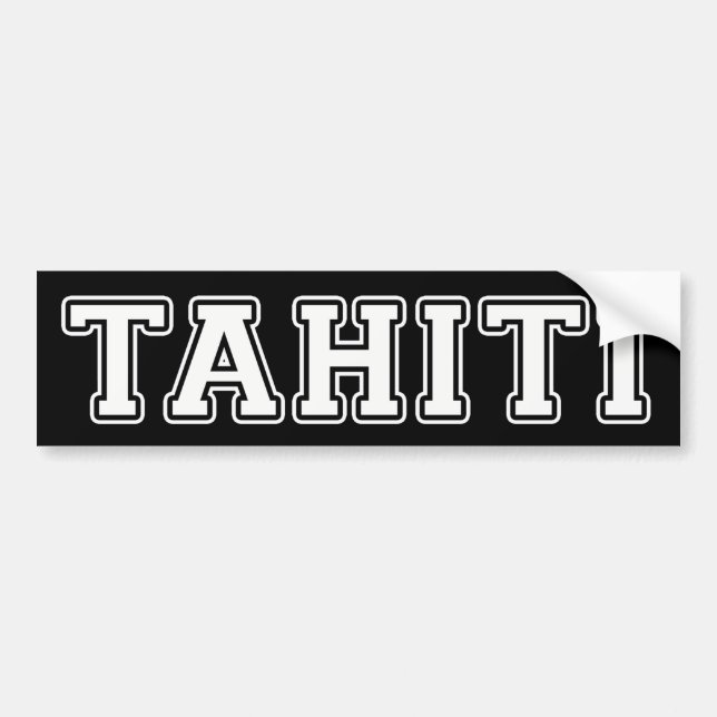 Tahiti Bildekal (Framsidan)
