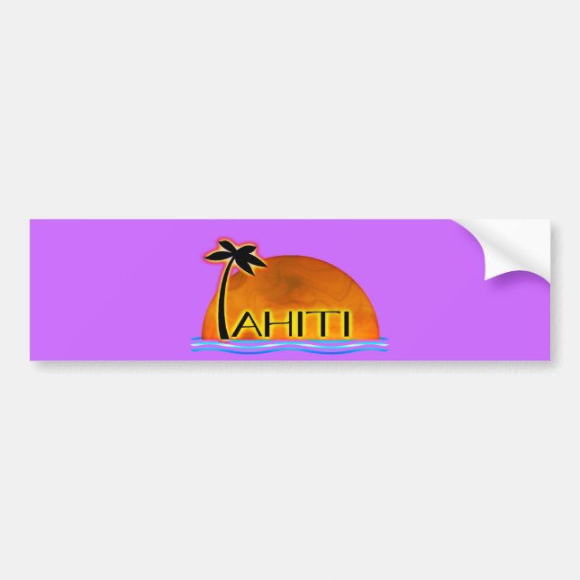 Tahiti bildekal (Framsidan)