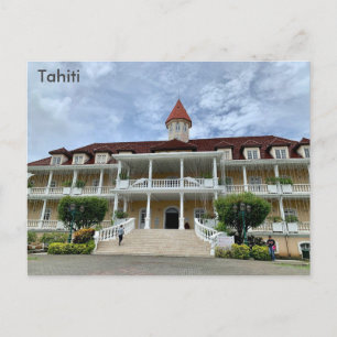 Tahiti, City Hall, Papeete, Fransk Polynesia Vykort