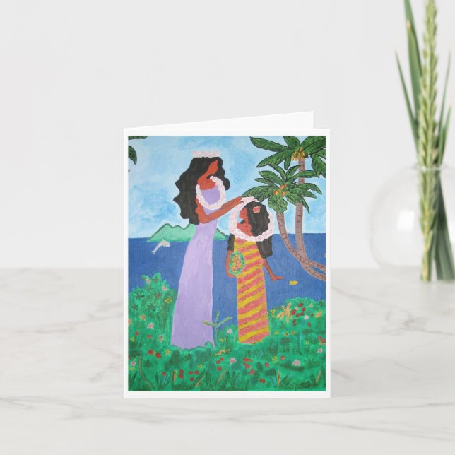 Tahiti flickor kort (Framsida)