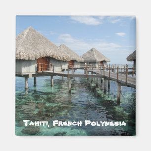 Tahiti franska Polynesia Magnet