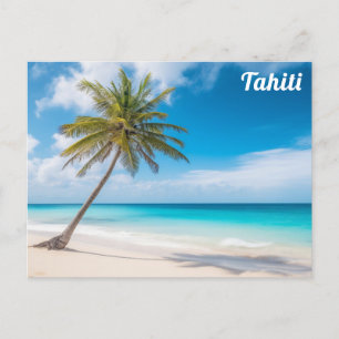 Tahiti Franska Polynesien Bora Bora Resa Vykort