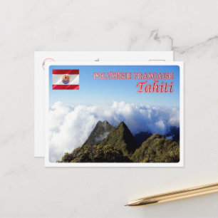 Tahiti - Franska Polynesien - Vykort