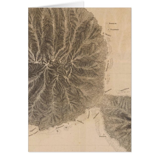 Tahiti Hälsningskort (Framsidan)