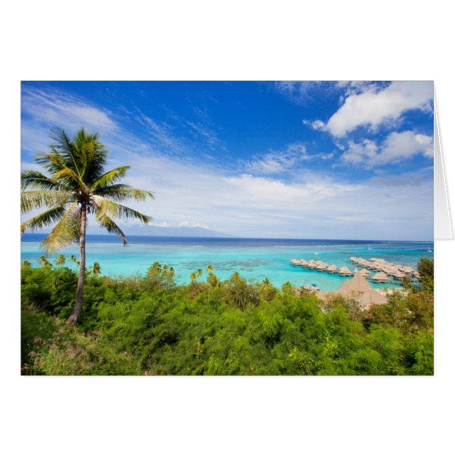 Tahiti Hälsningskort (Framsidan Horizontal)